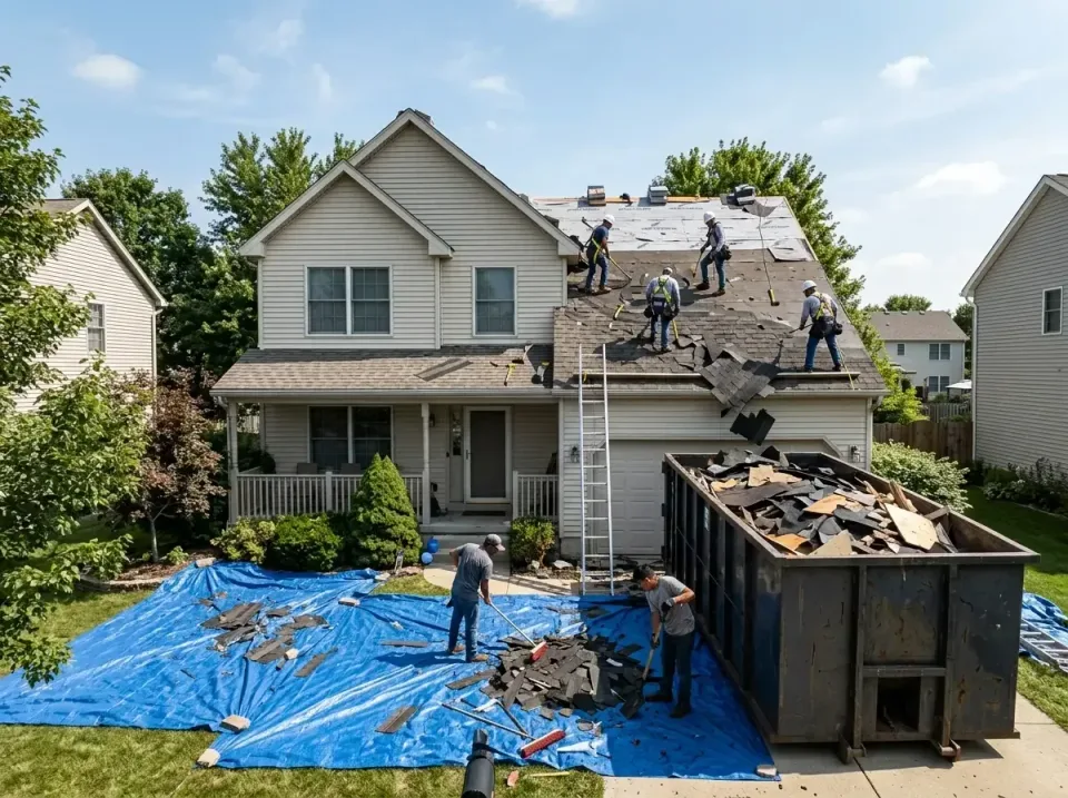 roof-replacement-debris-remova-004 — frequently asked questions, Cheapest Dumpster Rentals in Hanahan, SC